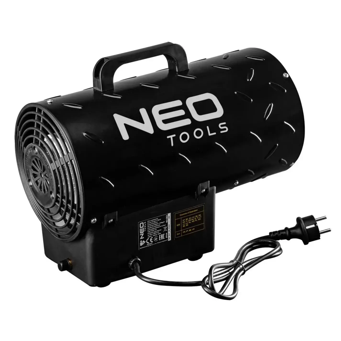 Теплова гармата газова Neo Tools 15 кВт 150м2 (90-083) - Фото 1